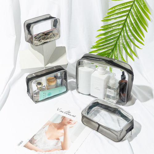 travel cosmetic bag clutch simple transparent waterproof wash bag women's large capacity portable portable toiletry bag