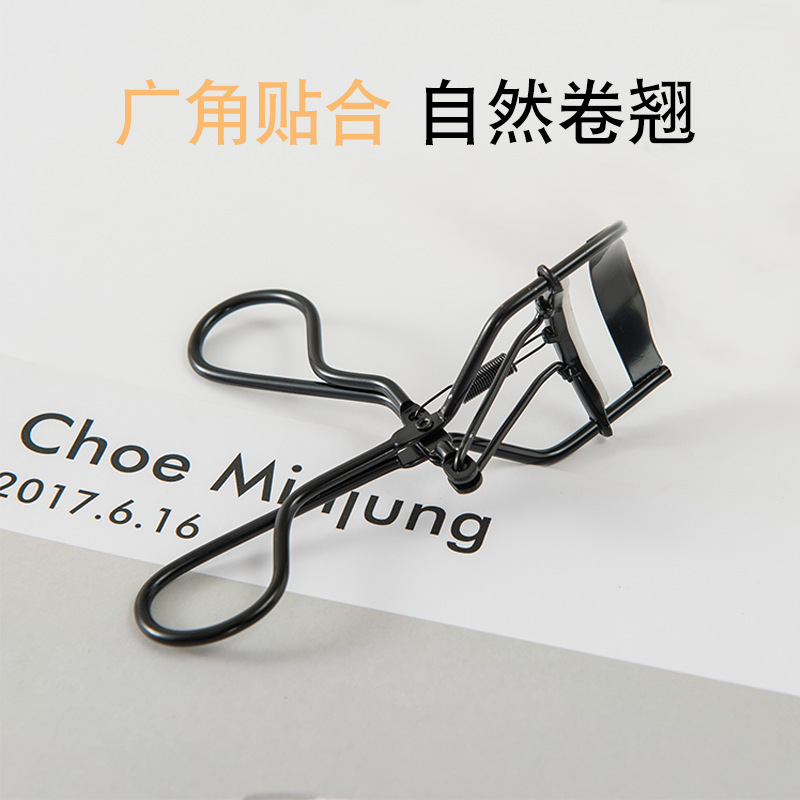 Eyelash Curler Black Ultra Wide Angle Long Lasting Shaping Eyelash Curler Tools Eyelash Curler Silver Factory Wholesale