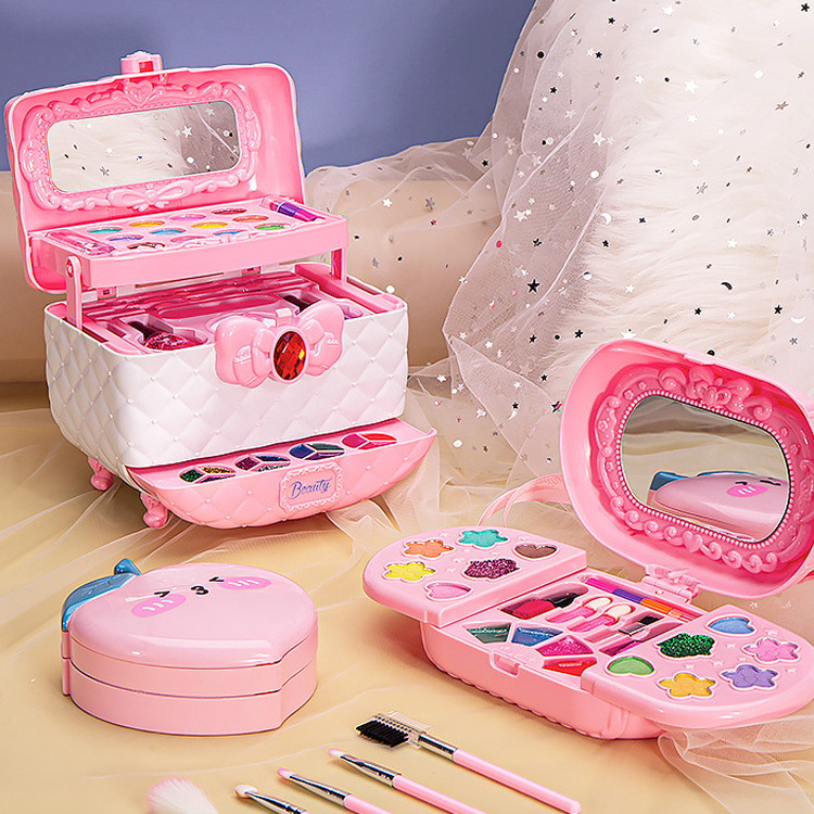 children's cosmetics toys suit girls makeup kit play house toys dress up girls princess gift