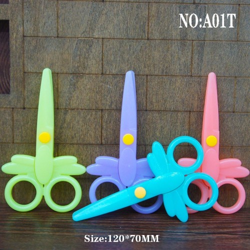 Factory Direct Sales Bauhinia Scissors Plastic Scissors Hair Trimmer A01t