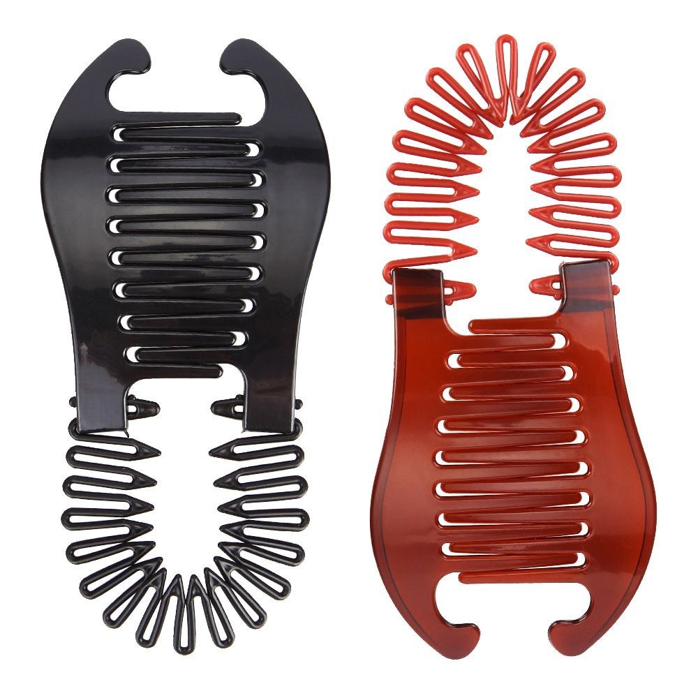 cross-border hair styling hair band interlocking side hair comb tie hair styling comb hair tools ponytail clip curly hair worker